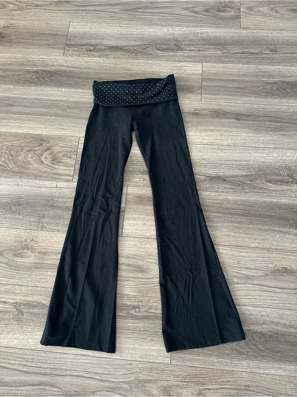 Victoria's Secret Pink black flare leggings - X-Small